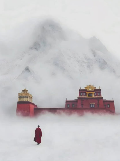 Sacred Path Spiritual Blessing——Even from afar, your spirit walks the sacred path.